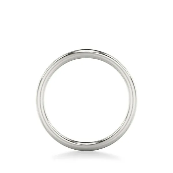14K WG Simple Polished Wedding Band Image 2 The Ring Austin Round Rock, TX