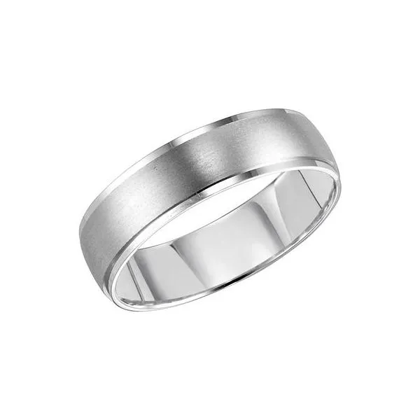 Brushed inlay shop wedding ring