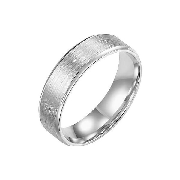 Comfort Fit 6mm Wire Finish Wedding Band The Ring Austin Round Rock, TX