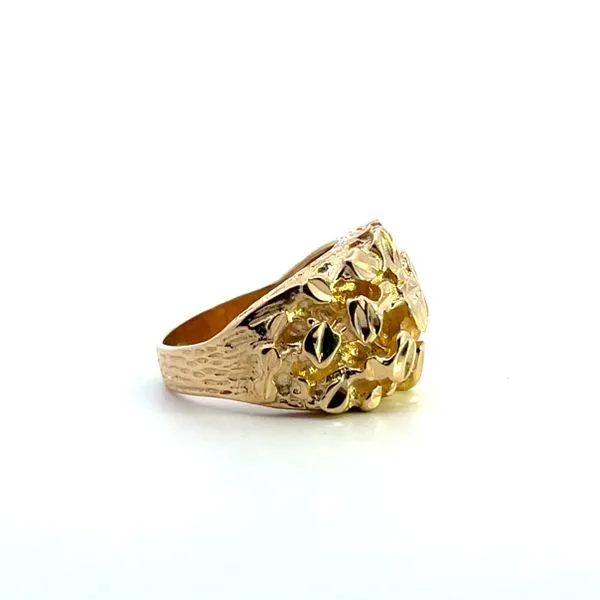 14K Yellow Gold Nugget Ring Size 6.25 Image 2 The Ring Austin Round Rock, TX