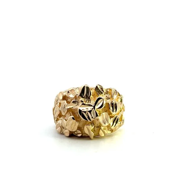 14K Yellow Gold Nugget Ring Size 6.25 The Ring Austin Round Rock, TX