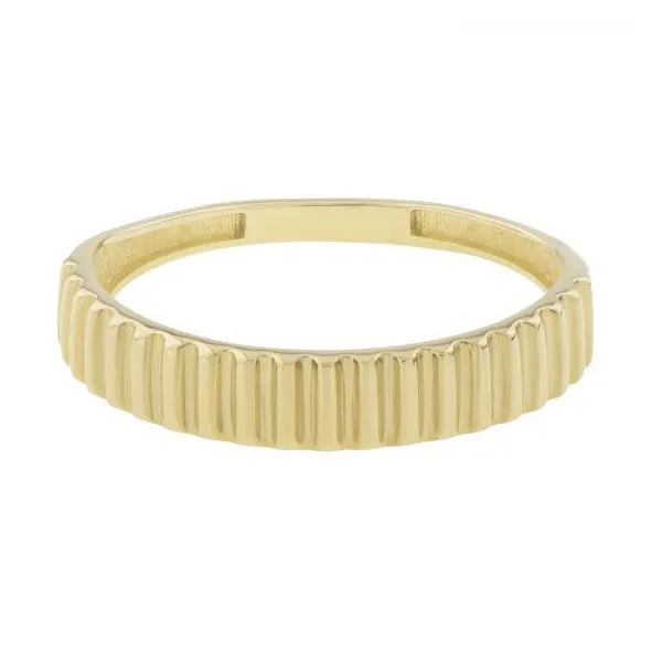 14K Yellow Gold Ridge Ring size 7 Image 2 The Ring Austin Round Rock, TX
