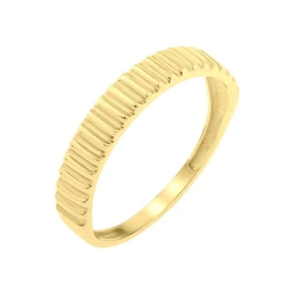 14K Yellow Gold Ridge Ring size 7 The Ring Austin Round Rock, TX