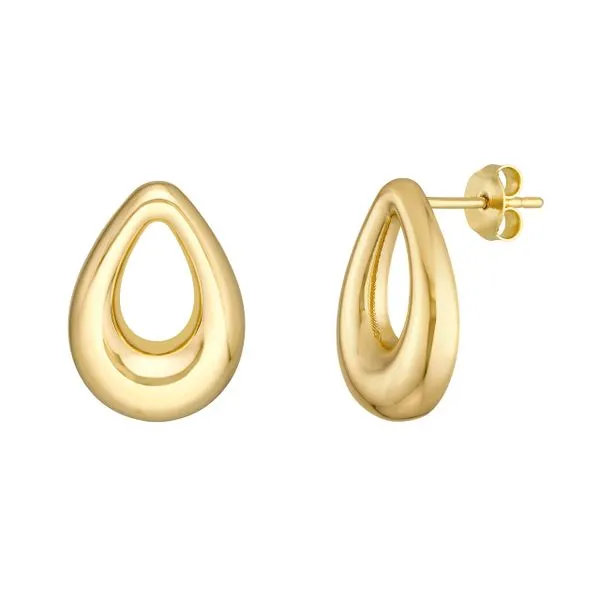 14K YG/WG Dangle Diamond Cut Double Marquise S-Hook Earrings The Ring Austin Round Rock, TX