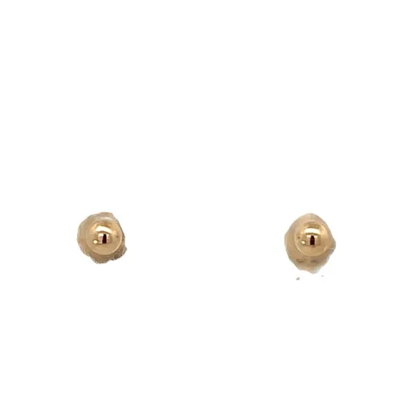 14K YG Round Hollow Polished Ball Stud Earrings 2mm Image 3 The Ring Austin Round Rock, TX