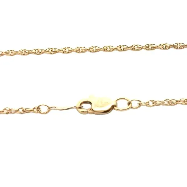 14K YG Braided Rope chain 1.50mm With Lobster Clasp 18'' Image 2 The Ring Austin Round Rock, TX