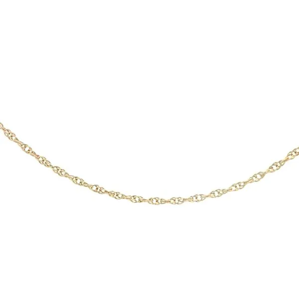 14K YG Braided Rope chain 1.50mm With Lobster Clasp 18'' The Ring Austin Round Rock, TX