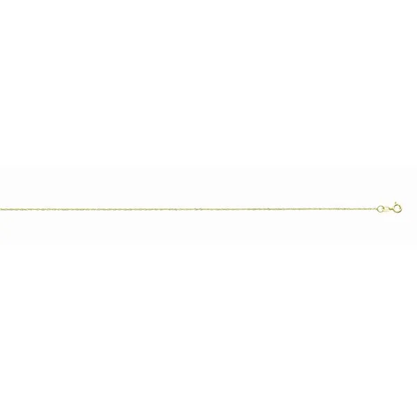 1.00mm 14K YG Singapore chain With Spring Ring Clasp 18'' The Ring Austin Round Rock, TX