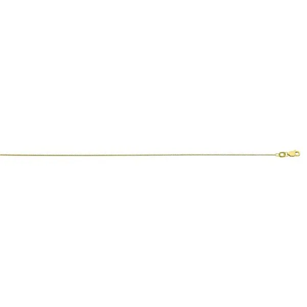 1.00mm 14K YG Box Chain With lobster clasp 18'' The Ring Austin Round Rock, TX