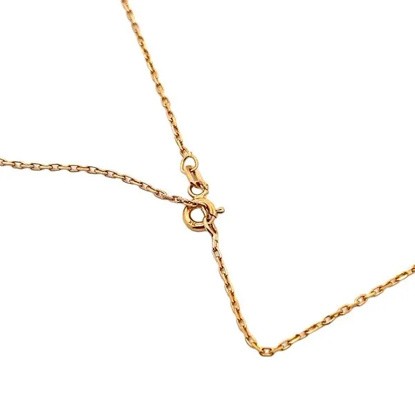 21K YG Diamond Cut Cable Chain Anklet 1.20mm  9''-11'' The Ring Austin Round Rock, TX