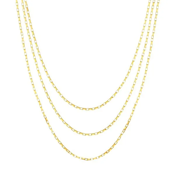 14K YG Triple Graduated Adjustable Necklace The Ring Austin Round Rock, TX