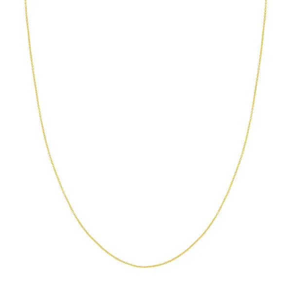 14K YG 1.05mm Open Cable Chain With Spring Ring Clasp 20'' The Ring Austin Round Rock, TX