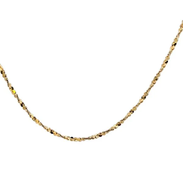 14K YG 2.00mm Twisted Serpentine Chain The Ring Austin Round Rock, TX