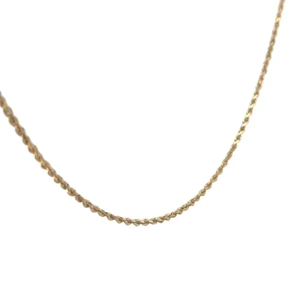 10K YG Rope Chain 1.60mm With Lobster Clasp 22'' Image 2 The Ring Austin Round Rock, TX