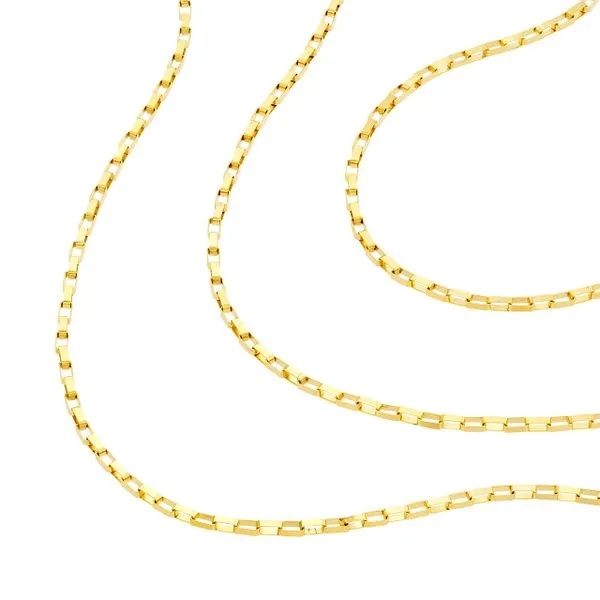 14K YG Triple Graduated Adjustable Necklace Image 2 The Ring Austin Round Rock, TX