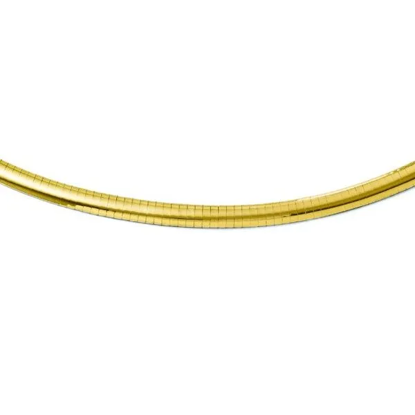 14K Yellow Gold 4mm Omega Necklace 16'' Image 2 The Ring Austin Round Rock, TX