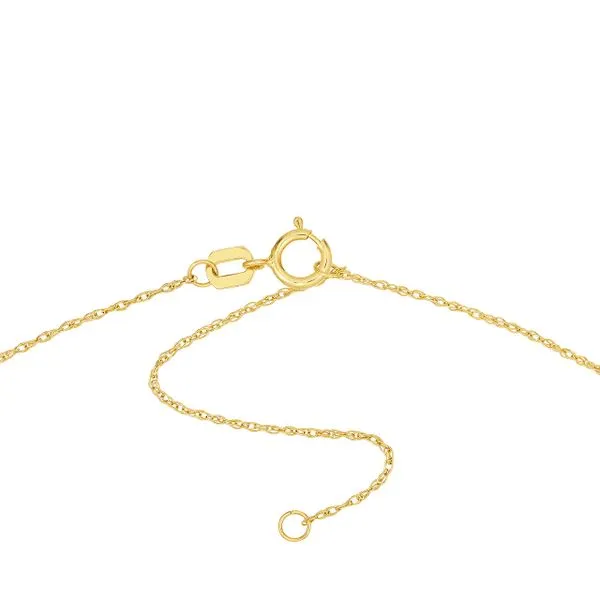 14K YG Polished Oval Engrave able Disc Pendant Necklace Image 3 The Ring Austin Round Rock, TX