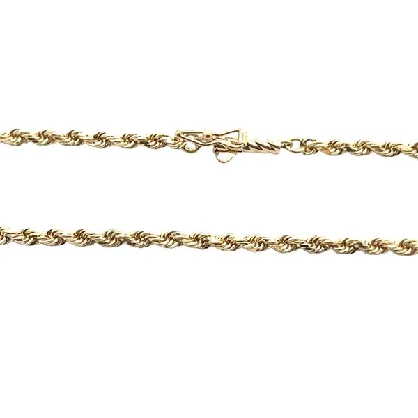 14K YG Rope Chain Bracelet 2.00mm With Barrel Clasp 7.50'' Image 2 The Ring Austin Round Rock, TX