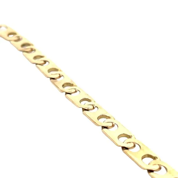 14K YG Solid Mariner Chain Bracelet 7'' The Ring Austin Round Rock, TX
