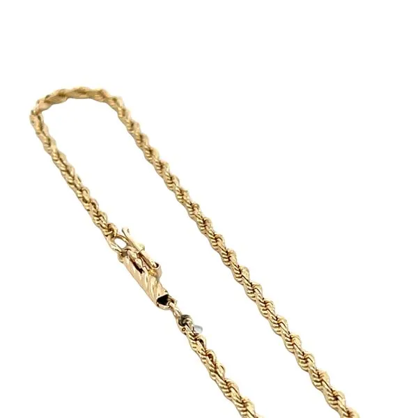 14K YG Rope Chain Bracelet 1.60mm With Box clasp 7.50'' Image 2 The Ring Austin Round Rock, TX
