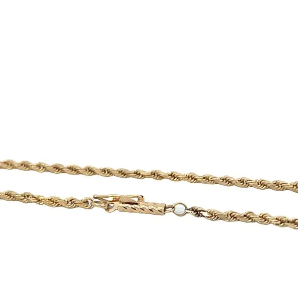 14K YG Rope Chain Bracelet 1.60mm With Box clasp 7.50'' The Ring Austin Round Rock, TX
