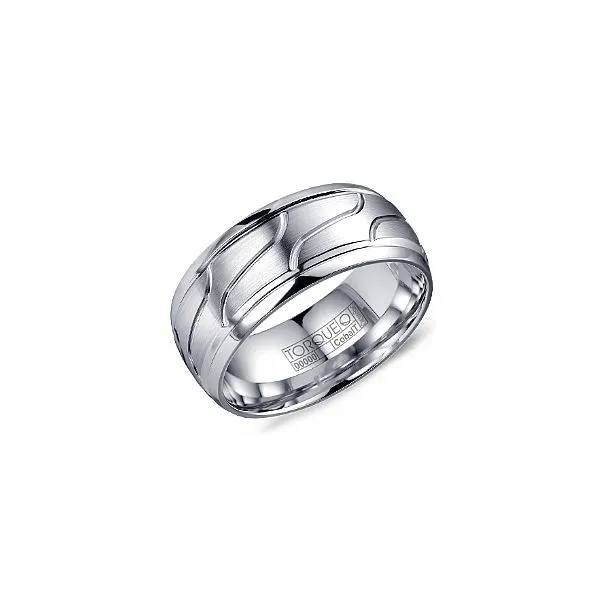 9mm Cobalt Ring with Tire Tread Design The Ring Austin Round Rock, TX