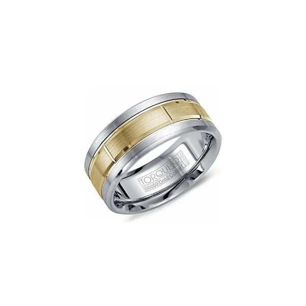 Cobalt Ring with Segments in 14K Yellow Gold The Ring Austin Round Rock, TX