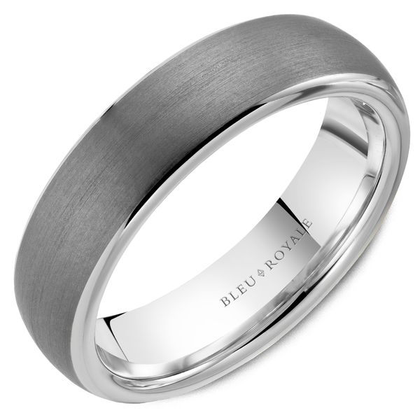 14K/Tantalum White Inside Grey Outside Sandpaper Center And High Polished Edges 6mm The Ring Austin Round Rock, TX