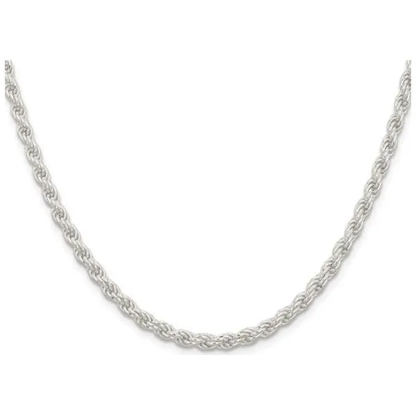 925 Sterling Silver Rope Chain 24'' 3.20mm Image 2 The Ring Austin Round Rock, TX