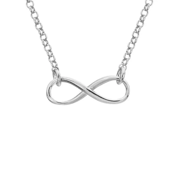 925 Sterling Silver Infinity Necklace The Ring Austin Round Rock, TX