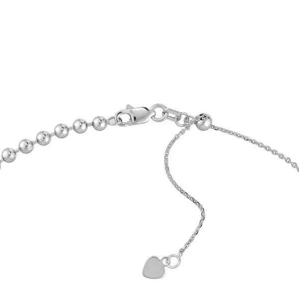 925 Sterling Silver 3mm Beaded Adjustable Choker Necklace Image 3 The Ring Austin Round Rock, TX
