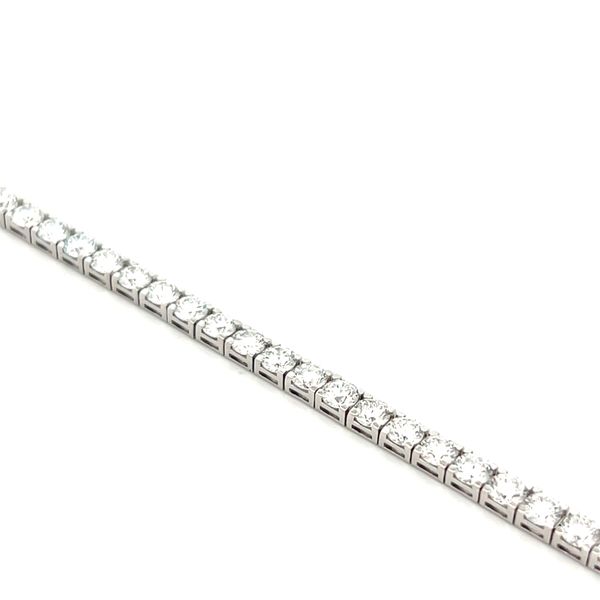 7.00CTW 925 SS LG RD Diamond Tennis Bracelet 7.25'' E-F,VS The Ring Austin Round Rock, TX