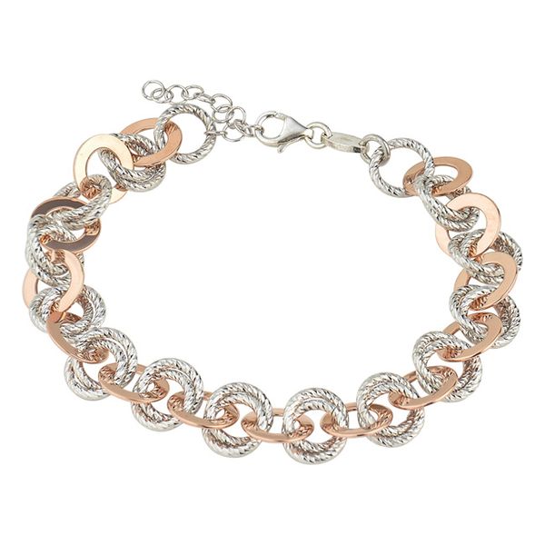 SS Rose Gold Plated Cindy Bracelet The Ring Austin Round Rock, TX