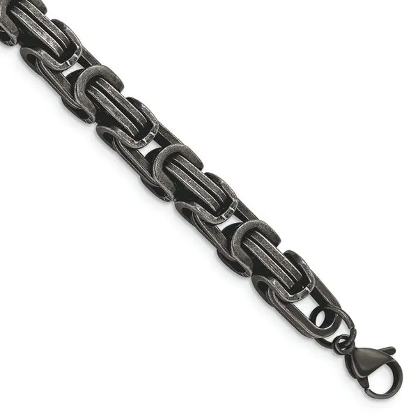 8.5MM Stainless Steel Antiqued White Bronze Plated Bracelet The Ring Austin Round Rock, TX