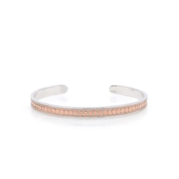 Rose Gold Plated Silver Skinny Cuff Bracelet The Ring Austin Round Rock, TX