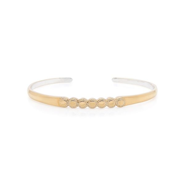 Gold Plated Silver Connected Circle Stacking Cuff The Ring Austin Round Rock, TX