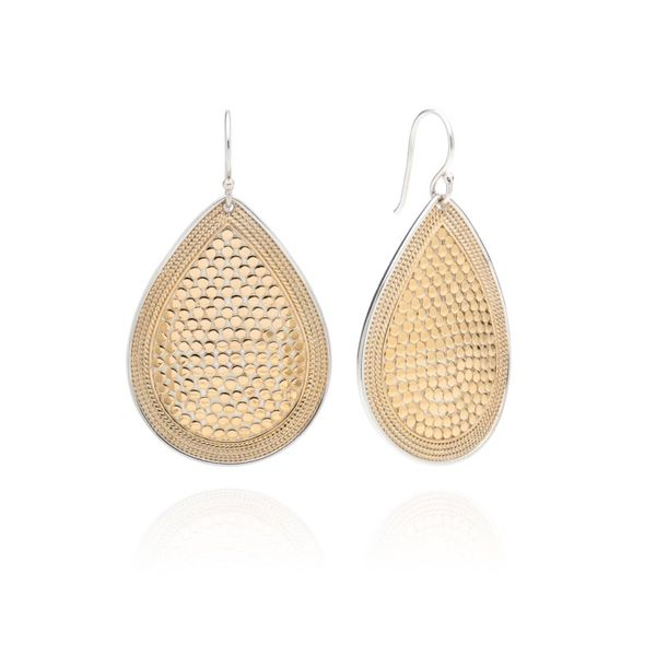 Gold Plated Silver Teardrop Earrings The Ring Austin Round Rock, TX