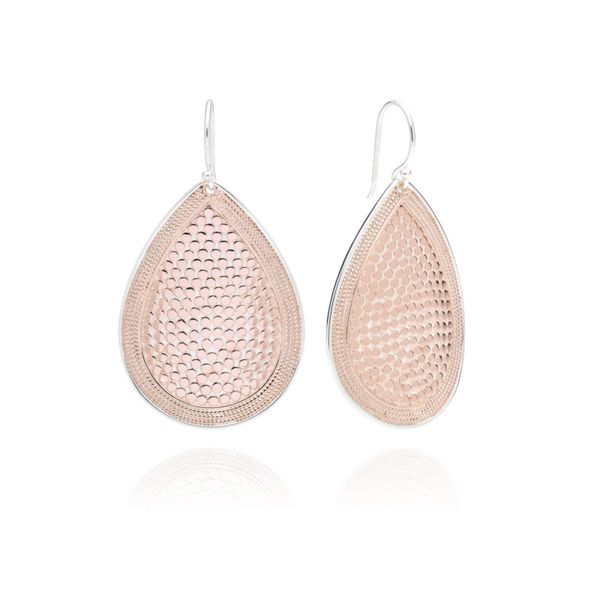 Rose Gold Plated Silver Teardrop Earrings The Ring Austin Round Rock, TX