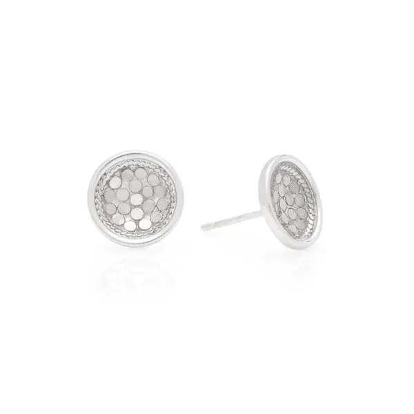 Dish Stud Earrings Sterling Silver The Ring Austin Round Rock, TX