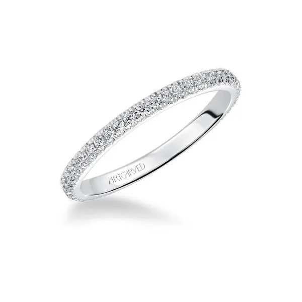 14K White Gold Eternity Stackable Ring The Ring Austin Round Rock, TX