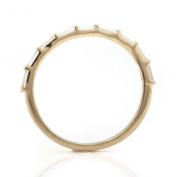 1/4CTW 14K YG Mined Diamond Baguette Band Image 3 The Ring Austin Round Rock, TX