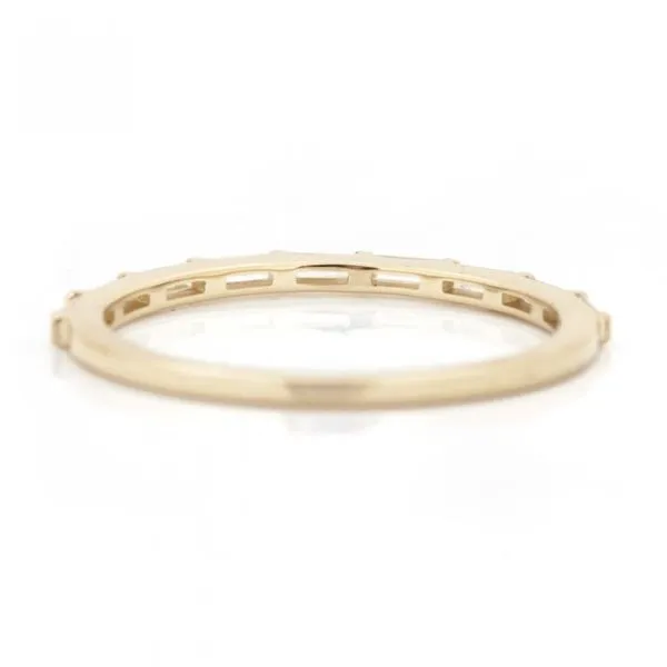 1/4CTW 14K YG Mined Diamond Baguette Band Image 4 The Ring Austin Round Rock, TX