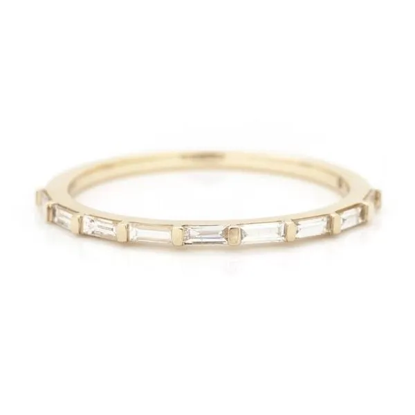 1/4CTW 14K YG Mined Diamond Baguette Band The Ring Austin Round Rock, TX