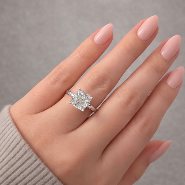 Lab Grown Diamond Engagement Ring Image 3 The Source Fine Jewelers Greece, NY
