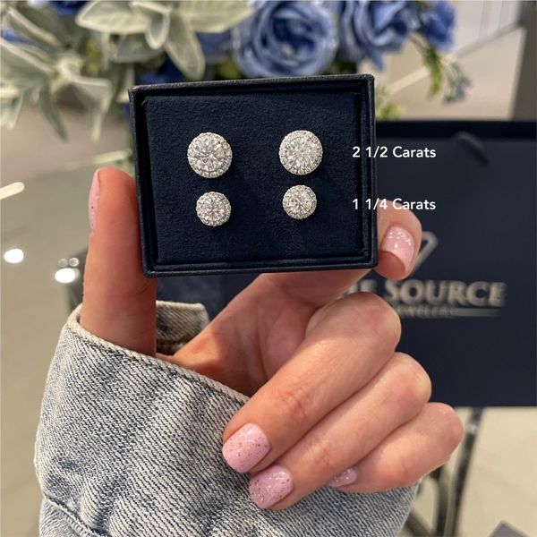 Lab Grown Diamond Earrings Image 2 The Source Fine Jewelers Greece, NY