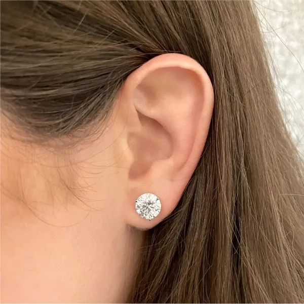 Lab Grown Diamond Stud Earrings Image 3 The Source Fine Jewelers Greece, NY