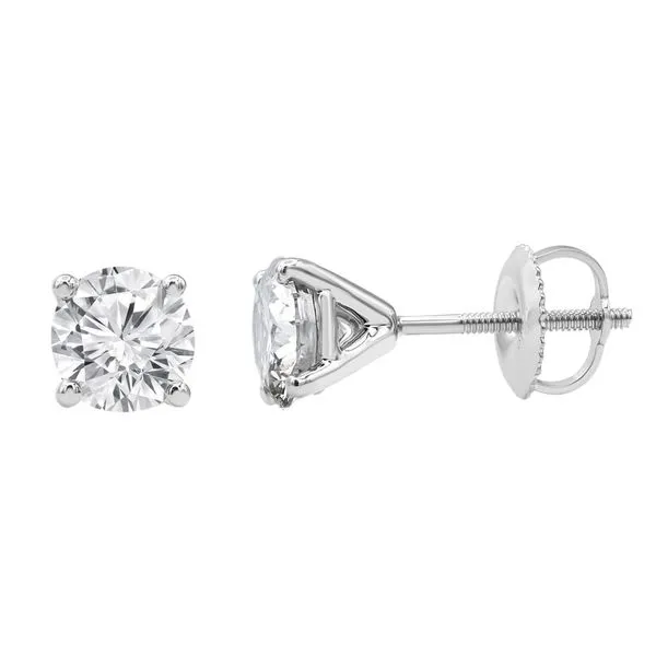 1 3/4 Carat Lab Grown Diamond Stud Earrings The Source Fine Jewelers Greece, NY
