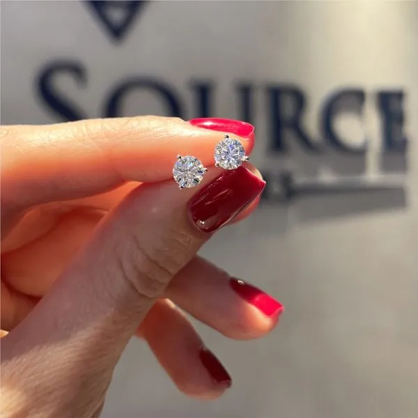 Lab Grown Diamond Stud Earrings Image 2 The Source Fine Jewelers Greece, NY