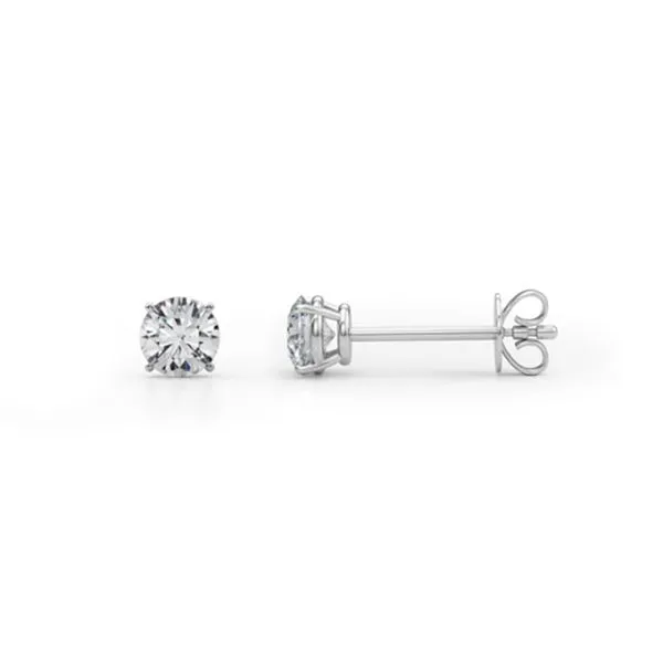 1/2 Carat Lab Grown Diamond Stud Earrings