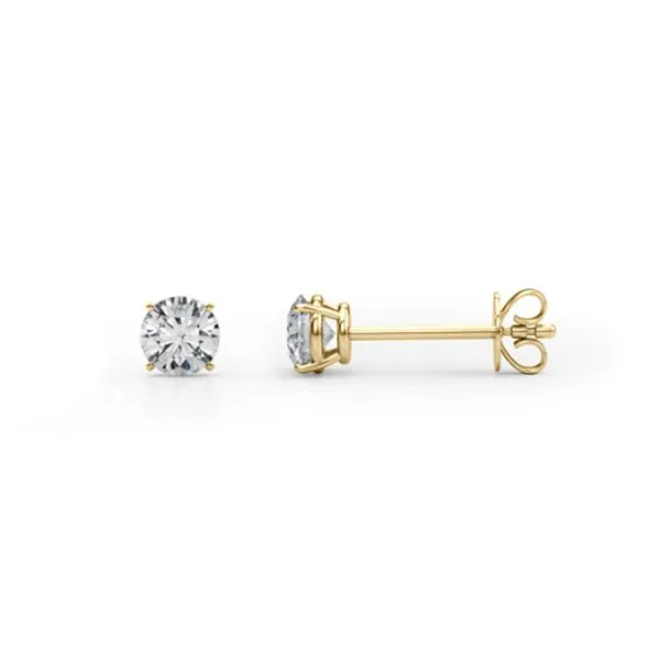 1/2 Carat Lab Grown Diamond Stud Earrings